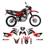 Kit Adesivo Moto Cross Trilha Xtz