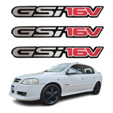 Kit Adesivo Resinado Para Chevrolet Astra Gsi 16v 18368 Cor Vermelho/cinza