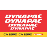 Kit Adesivo Rolo Compactador Dynapac Ca25pd