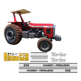 Kit Adesivo Trator Massey Ferguson Mf