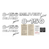 Kit Adesivo Volkswagen 8-150 Delivery Emblema Caminhão Cmk20