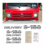 Kit Adesivo Volkswagen 9-150 Delivery Emblema Caminhão Cmk25