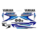 Kit Adesivo Xtz 125 2007 Azul Moto Yamaha Faixa Emblema Jogo