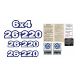 Kit Adesivos 3d Compatível Volkswagen 26-220