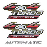 Kit Adesivos 4x4 Turbo Intercooler Hilux