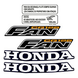 Kit Adesivos + Advertência Honda Cg Fan 125 2005 Até 2008