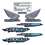 Kit Adesivos + Advertência Honda Cg Titan 150 2004 Até 2008
