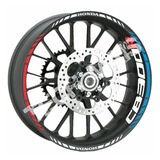 Kit Adesivos Cb 300r Friso De Roda Moto Cb300r Todos Anos