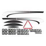 Kit Adesivos Colheitadeira Valtra Bc 4500 Faixas Emblemas