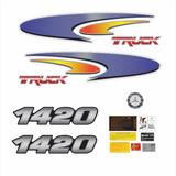 Kit Adesivos Compatível Com Mercedes Benz 1420 Faixa Krt63 Cor Padrão