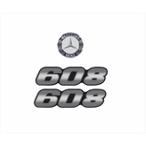 Kit Adesivos Compatível Resinados Mercedes 608
