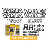 Kit Adesivos Compatível Trator Valtra 1180s