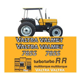 Kit Adesivos Compatível Trator Valtra 785s Turbo+ Etiquetas