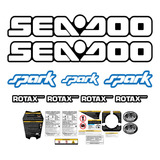 Kit Adesivos Completo Jet Ski Seadoo Spark 2015 - Azul