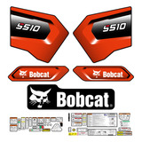 Kit Adesivos Emblema Mini Carregadeira Bobcat S510 2020