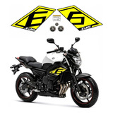 Kit Adesivos Emblema Moto Para Yamaha