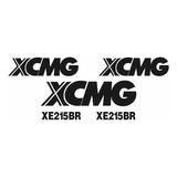 Kit Adesivos Escavadeira Xcmg Xe215br Xe215