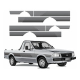 Kit Adesivos Faixa Lateral Compatível Ford Pampa 90/94 - Cor
