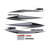 Kit Adesivos Faixa Suzuki Yes 125 2008 Prata Completo
