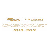 Kit Adesivos Faixas Chevrolet S10 4x4