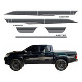 Kit Adesivos Faixas Para Toyota Hilux