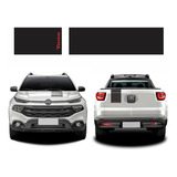 Kit Adesivos Fiat Toro Faixa Capo E Tampa Traseira Toro07