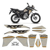 Kit Adesivos Honda Xre 300 Adventure 2022 Moto Preta