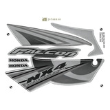 Kit Adesivos Jogo De Faixa Nx 400 Falcon 2008 Prata