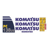 Kit Adesivos Komatsu Pc138us