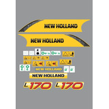 Kit Adesivos Mini Carregadeira Para New L170 Holland