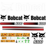 Kit Adesivos Mini Escavadeira Bobcat S300