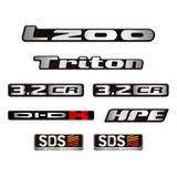 Kit Adesivos Mitsubishi Sds L200 Triton