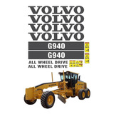 Kit Adesivos Motoniveladora Volvo G940 Ca-00506 Mq