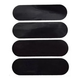 Kit Adesivos Refletivos Para Capacete Preto C/ 4 Unidades