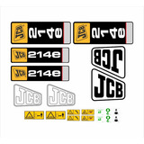 Kit Adesivos Retro Escavadeira Compatível Jcb 214e R416