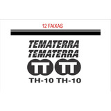 Kit Adesivos Rolo Compactador Tematerra Th-10 Ca-03093 Mq Cor