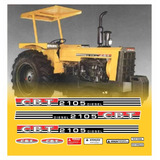 Kit Adesivos Trator Cbt 2105 Diesel Completo Etiquetas R492 Cor Padrão