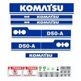 Kit Adesivos Trator De Esteira Komatsu D50a Ca-00422 Mq