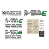 Kit Adesivos Volks 9-150e Worker Resinados