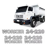 Kit Adesivos Vw 24-220 Worker Resinados + Etiquetas R882