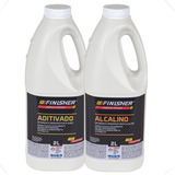 Kit Aditivado E Alcalino Detergente Desincrustante Finisher