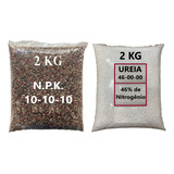 Kit Adubo Fertilizante Npk 10 10 10 + Ureia - 2kg Cada 