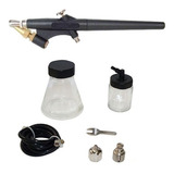 Kit Aerógrafo 50 Psi Tipo Caneta C/ 6 Peças 9mv Eda