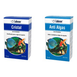 Kit Agua Limpa Aquario Cristal + Antialgas Labcon 15ml