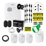 Kit Alarme 03 Sensor De Movimento E Cerca Elétrica Intelbras