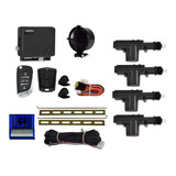 Kit Alarme Canivete + Trava Eletrica Universal 4 Portas 