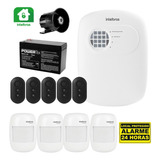 Kit Alarme Intelbras 4 Sensores De Presença Sf E 5 Controles