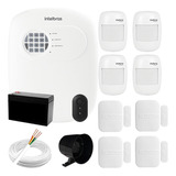 Kit Alarme Intelbras Residencial Comercial 8 Sensores E Disc