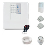 Kit Alarme Residencial Comercial 3 Sensor Sem Fio Discadora