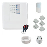 Kit Alarme Residencial Hombrus 6 Sensores Sem Fio Discadora